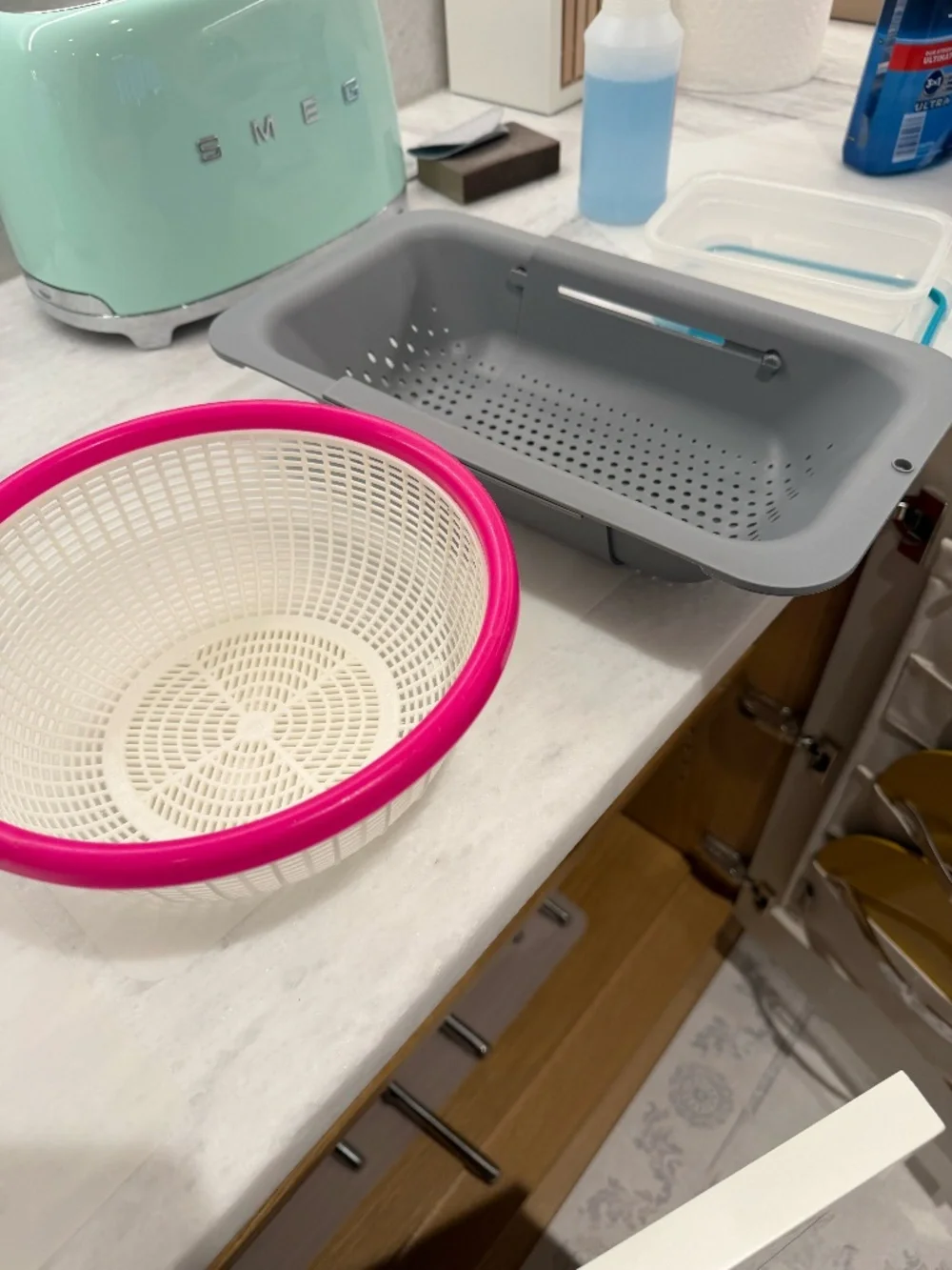 Kitchen Bundle – Adjustable Sink Strainer Colander + Food Storage Container